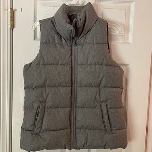 Old Navy Gray Puffer Vest, size Small